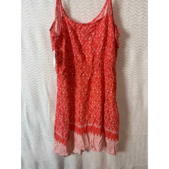 Old Navy knee length spaghetti straps, coral NWT dress size XL TG - Picture 2 of 5